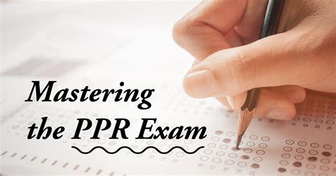 is the ppr test hard|what is the ppr exam.